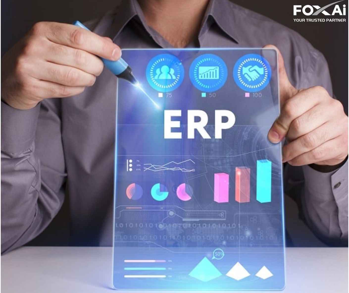 ERP hỗ trợ doanh nghiệp đưa ra những dự báo chính xác về thị trường