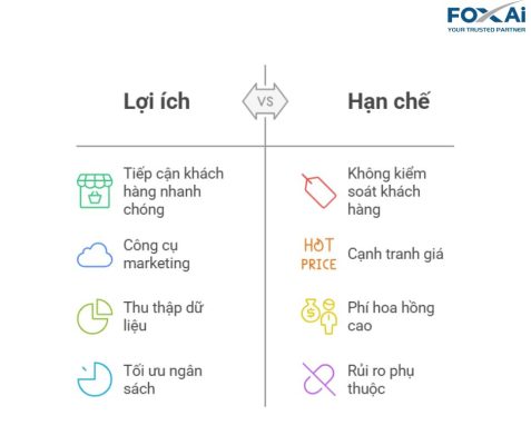 Sử dụng các sàn TMĐT lớn để tạo phễu dữ liệu khách hàng