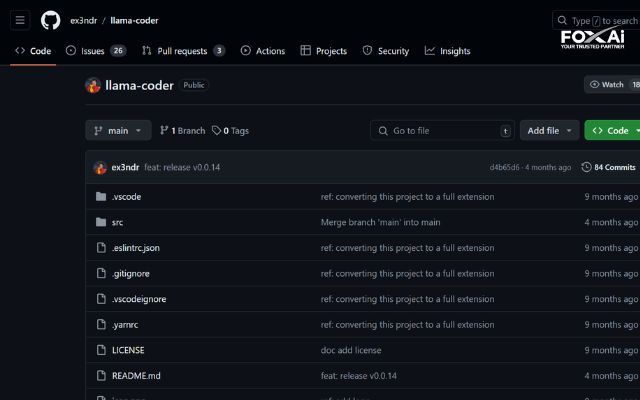 Giao diện LLaMA của Meta.