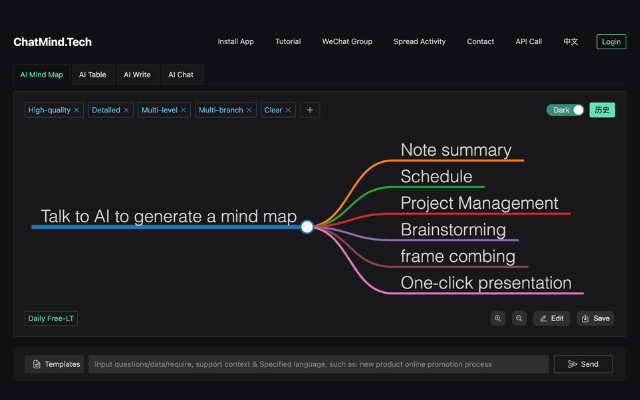 Công cụ AI tạo Mindmap ChatMind