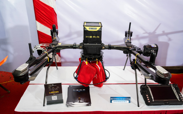 Mẫu UAV Hera của RtR, công ty do TS. Lương Việt Quốc sáng lập